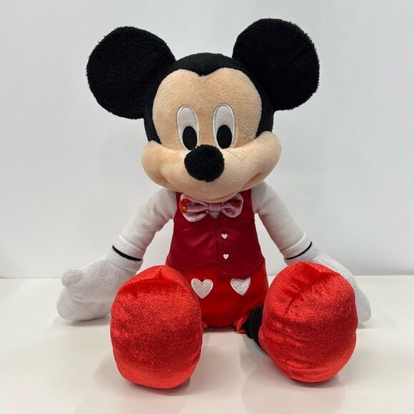Large Valentine Mickey Mouse plush 19 inch - Picture 1 of 1